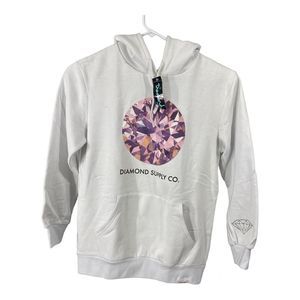 Diamond Supply Co Women's Pullover Hoodie Size Large, Big Diamond Graphic Logo